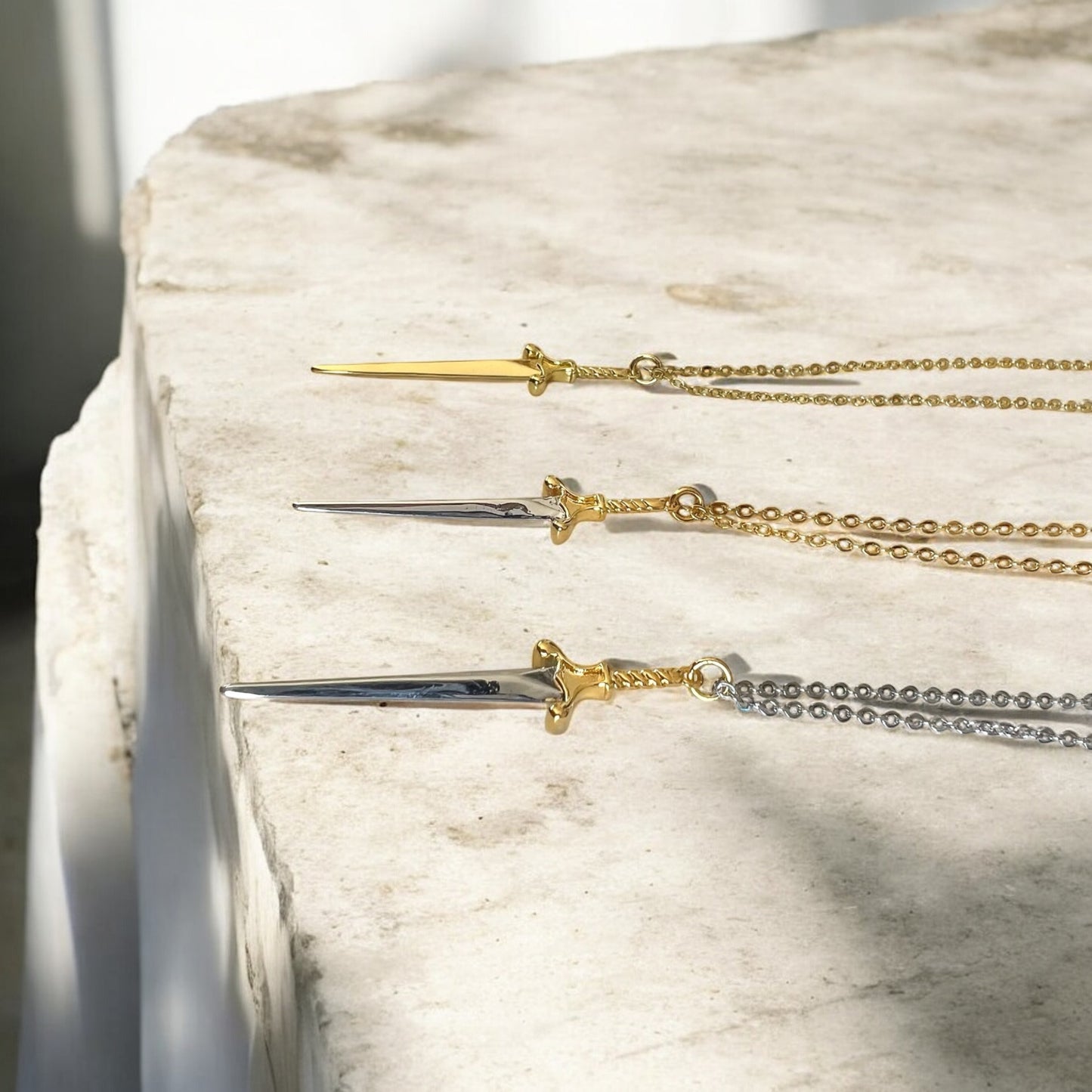 sword pendant gothic jewelry