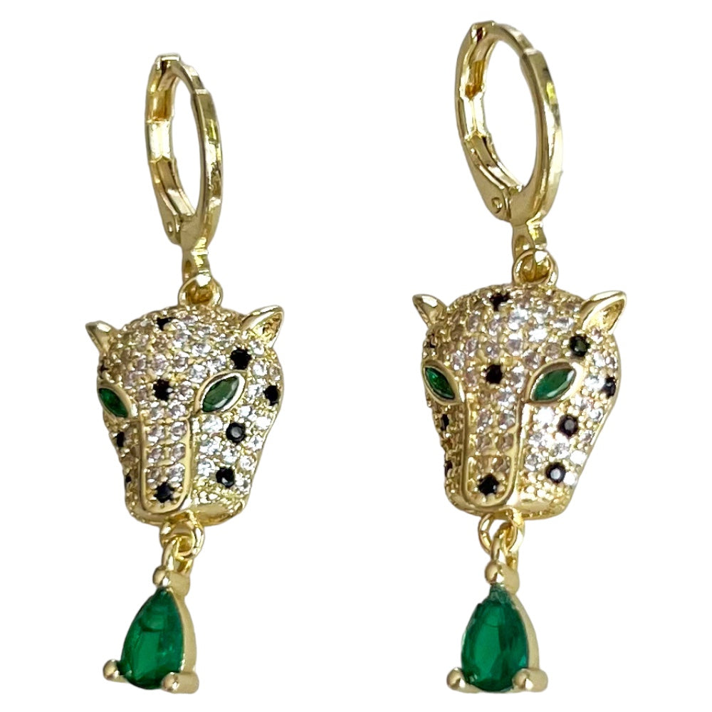 Cheetah earrings
