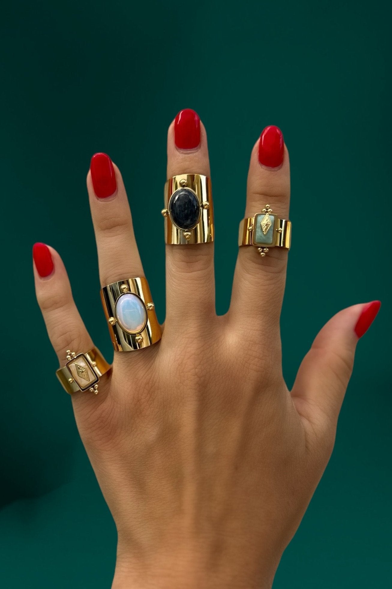 stackable statement rings