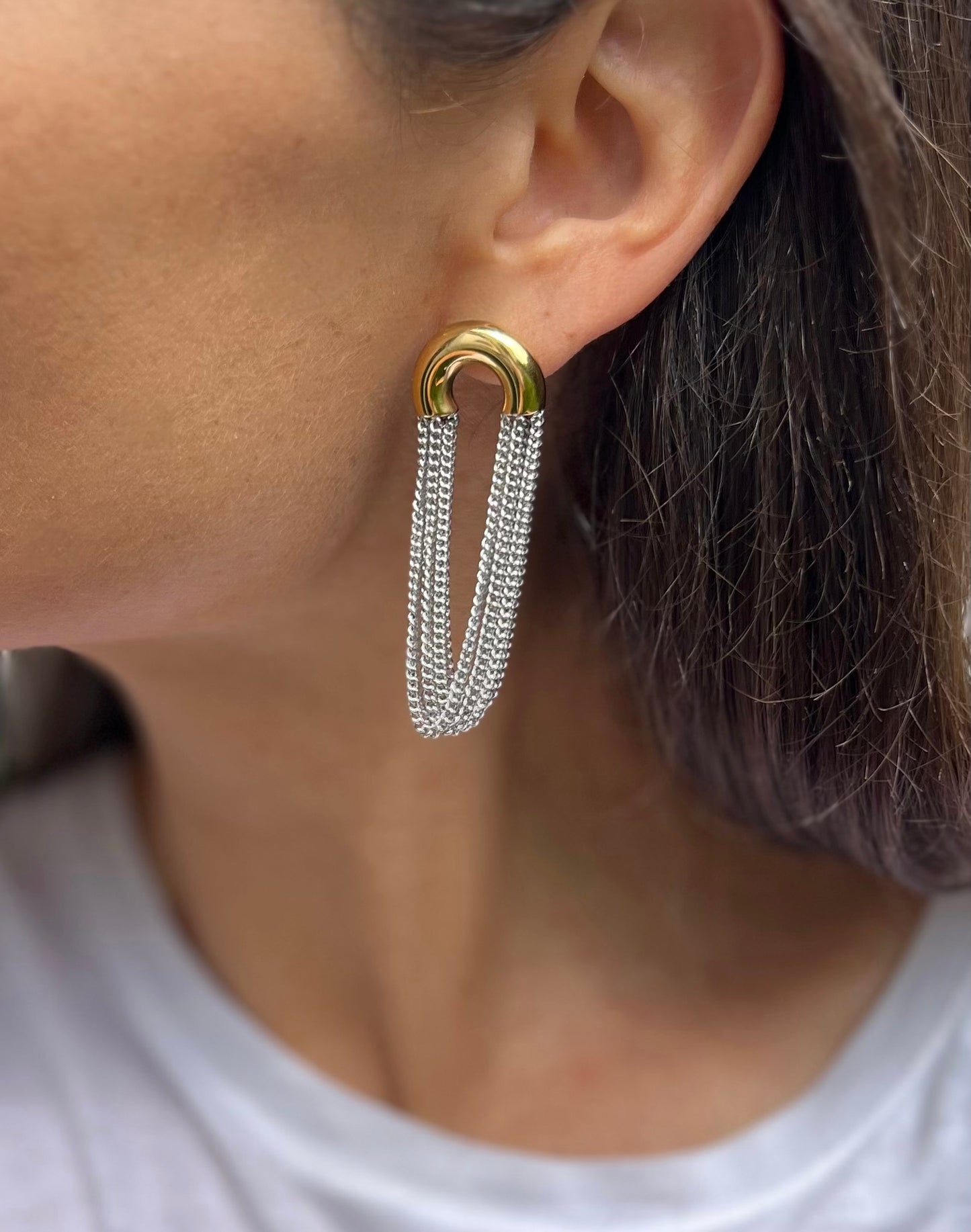 edgy concert earrings