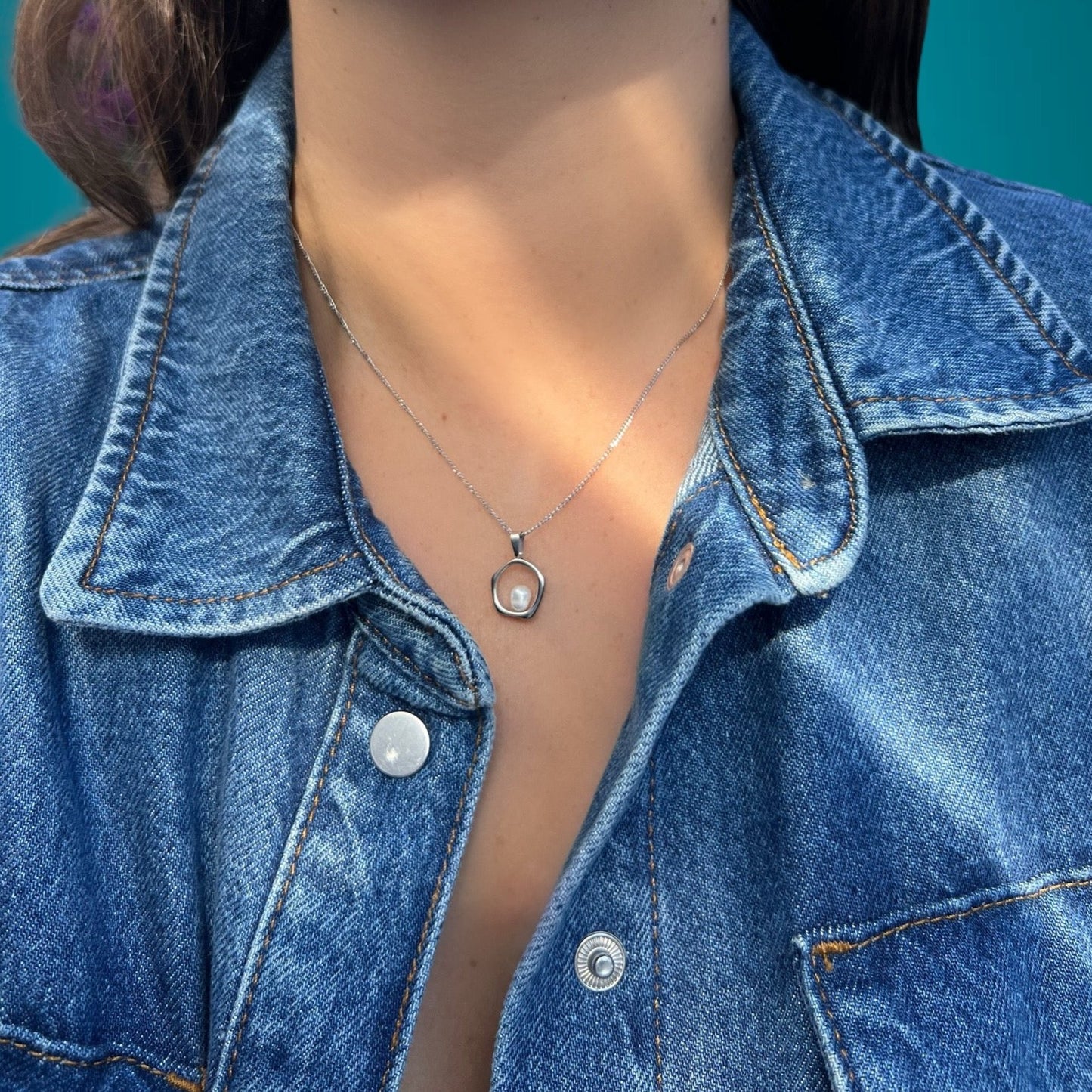 Gia necklace silver