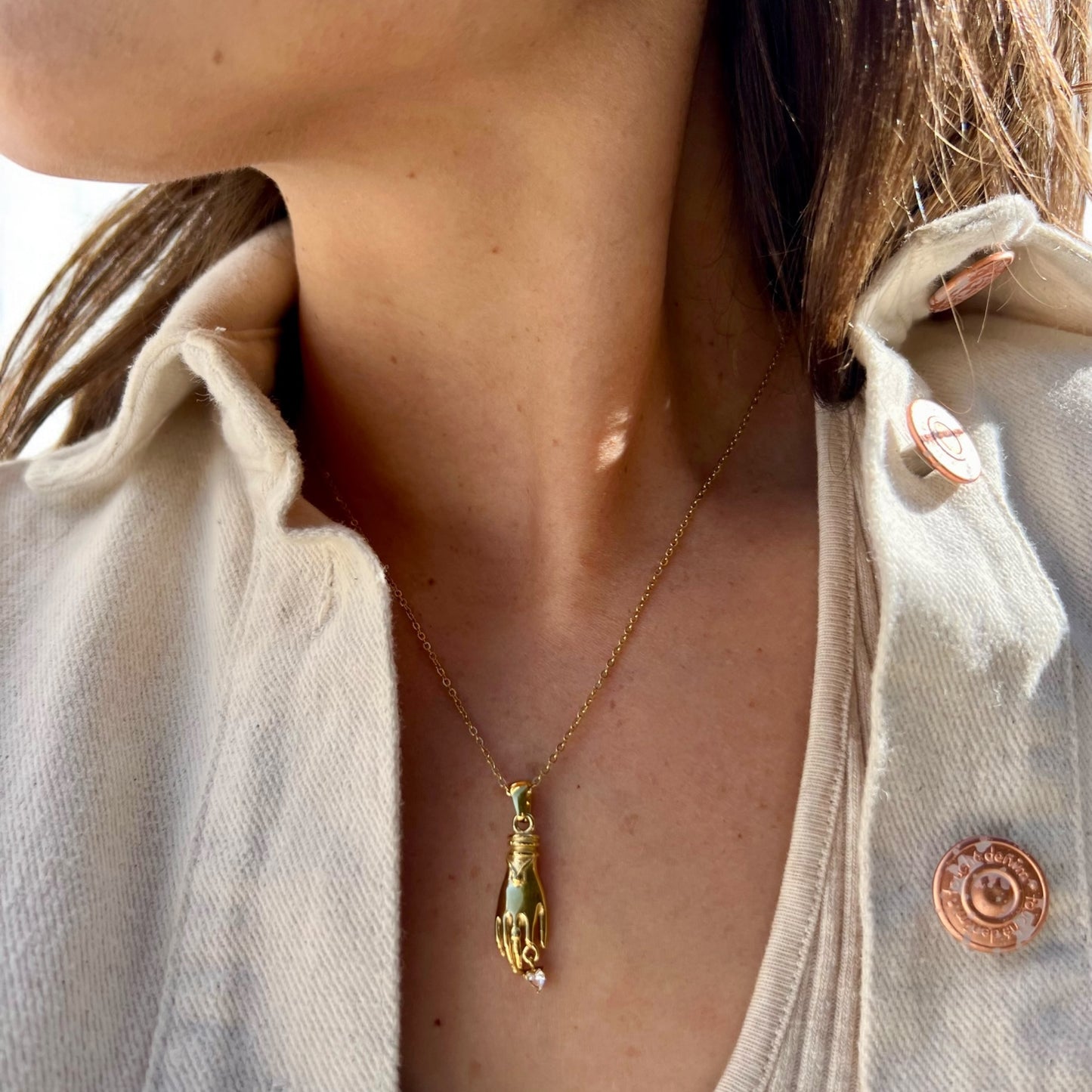 mystical gold necklace