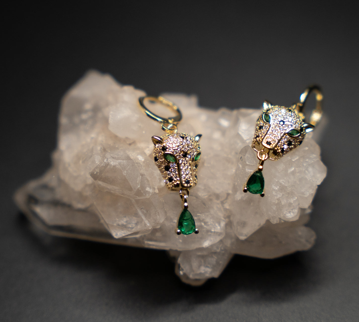 panther earrings