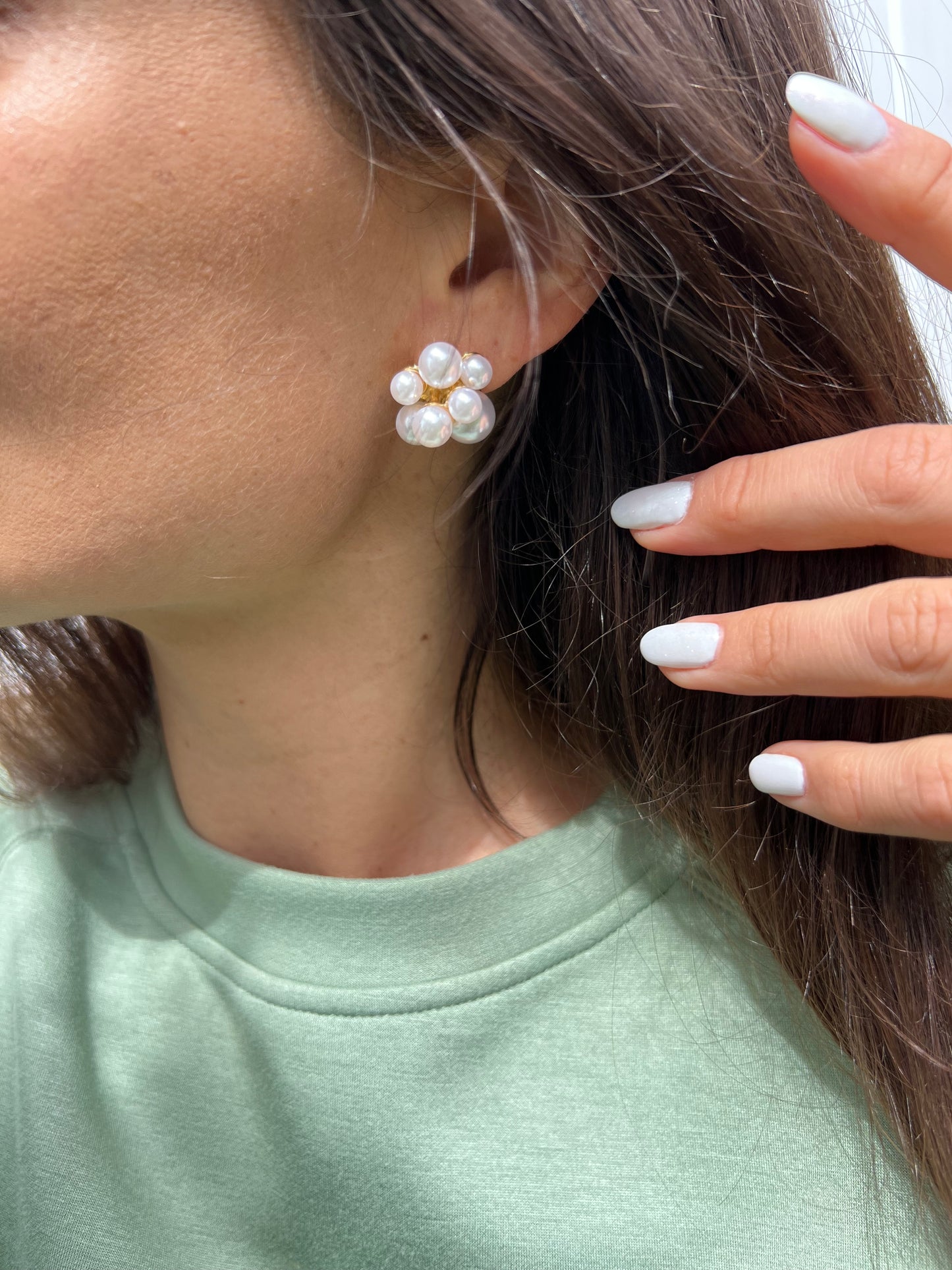 party pearl earrings