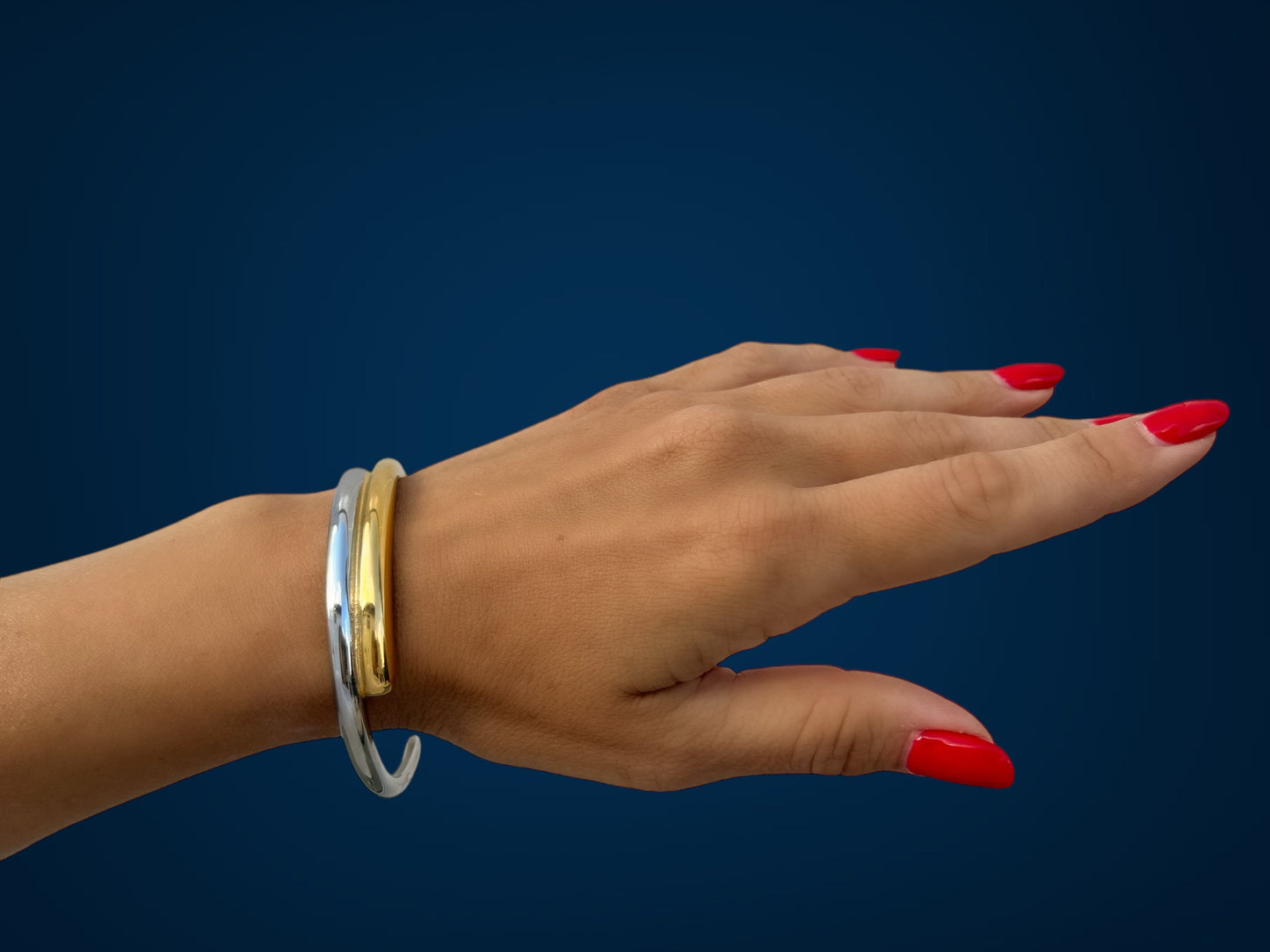 two tone bracelet