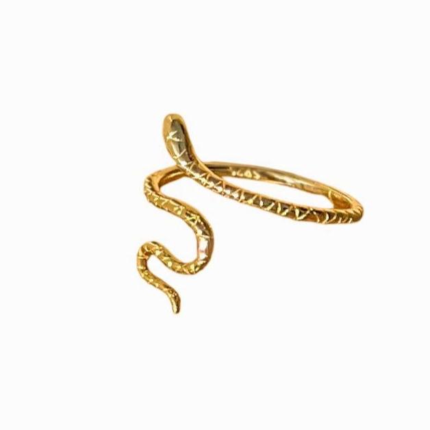 dainty snake ring