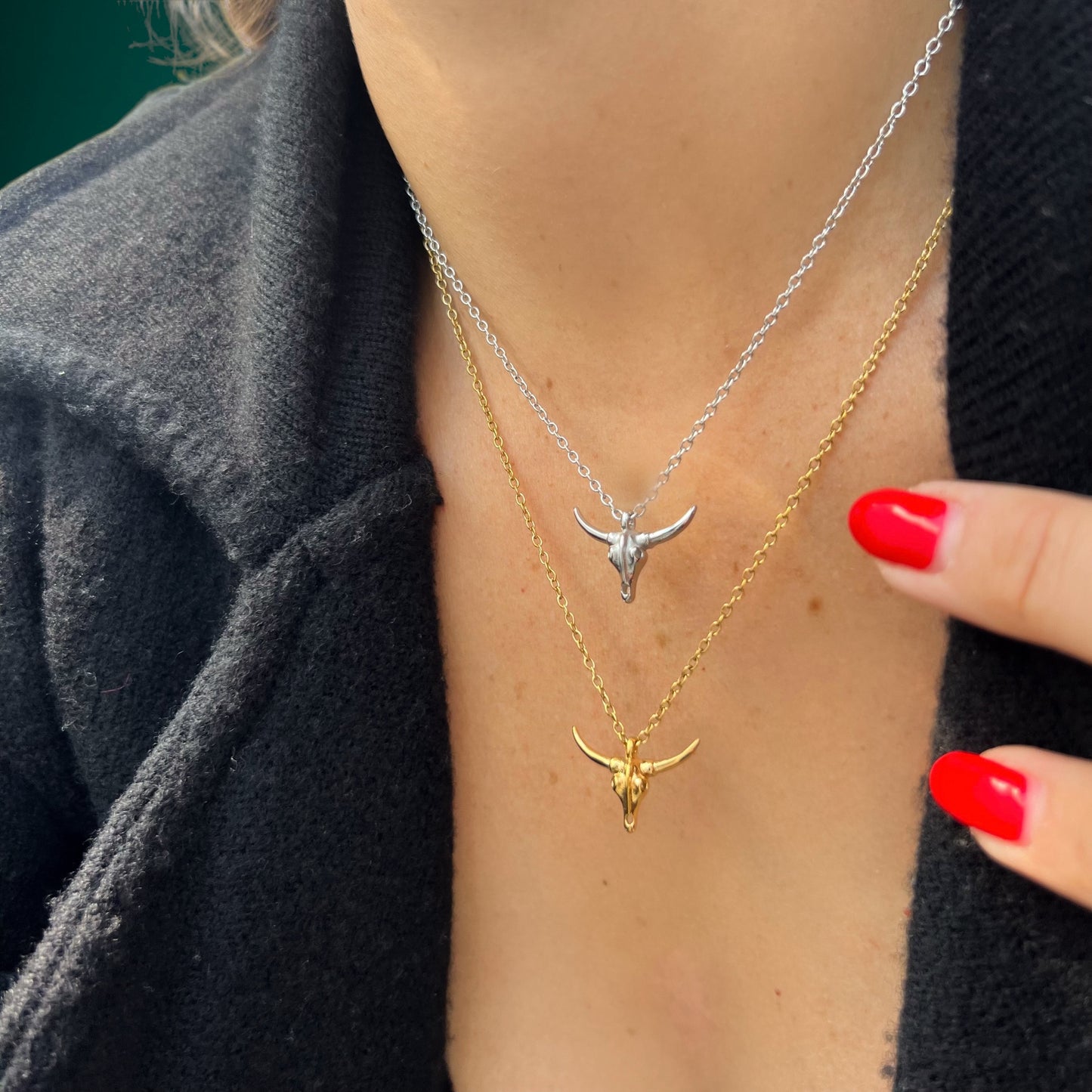 bull necklaces