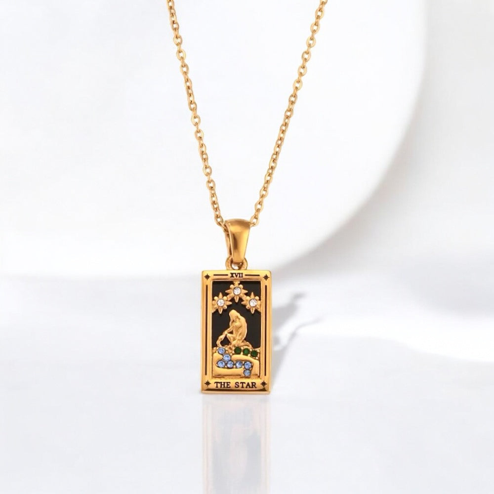 The Star tarot necklace