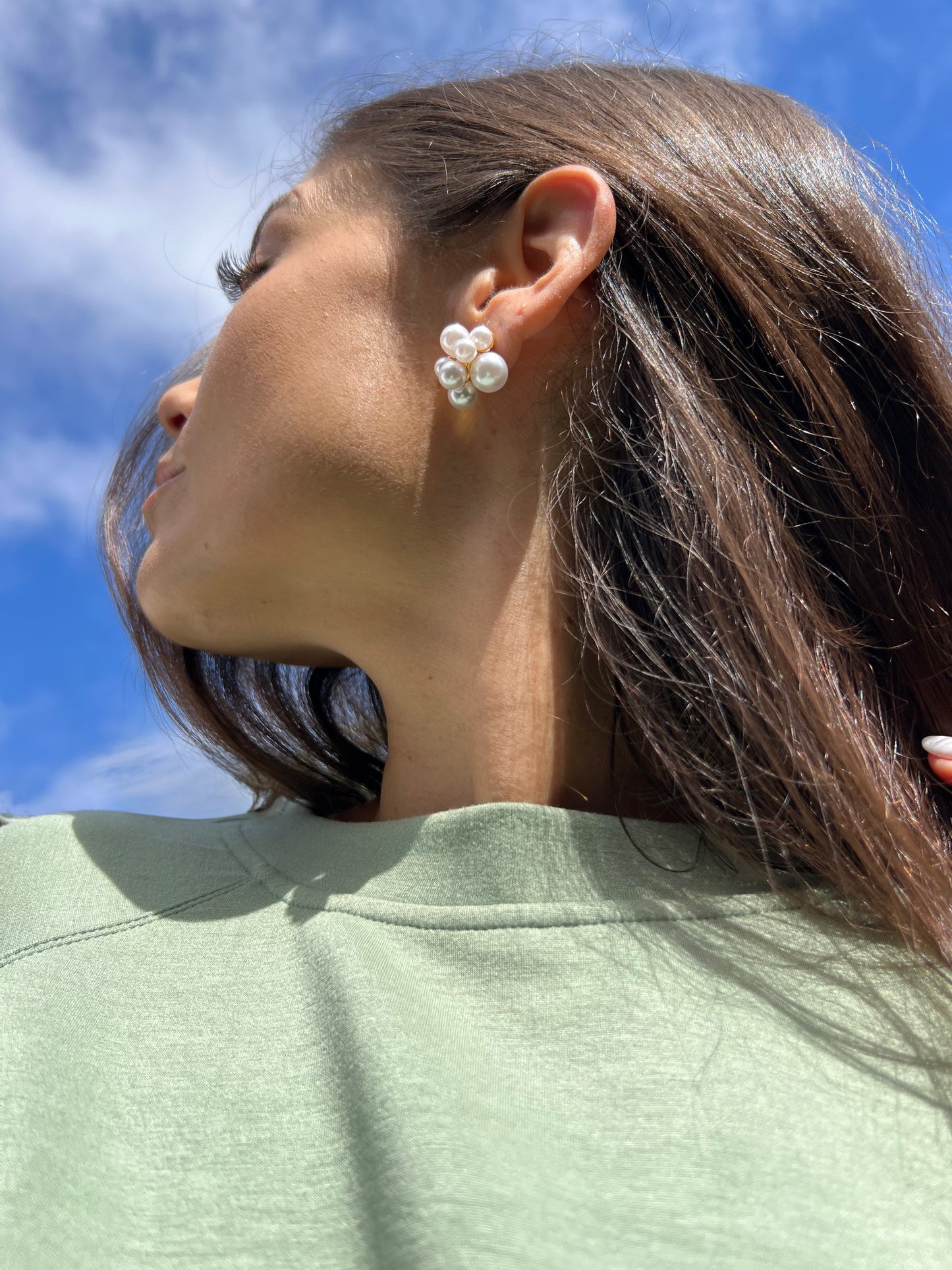 cool pearl earrings