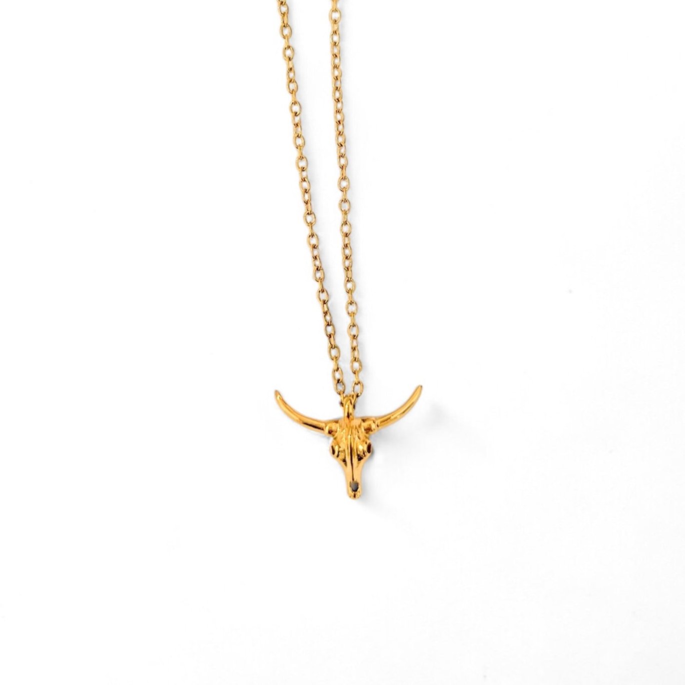 Mila Bull Necklace Gold