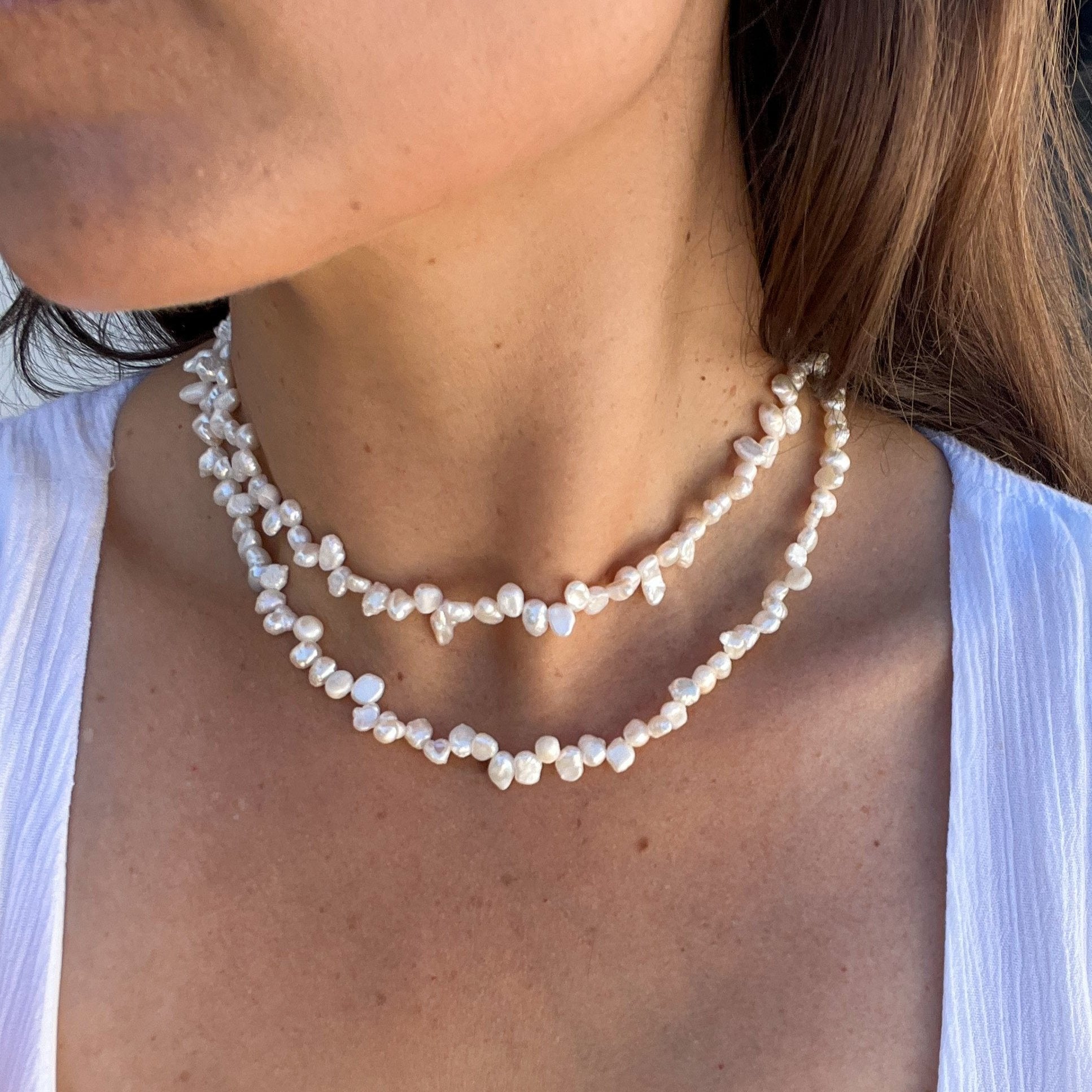 cool pearl necklaces 