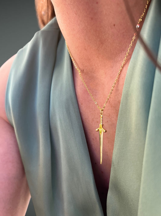 musenwolfe sword necklace 