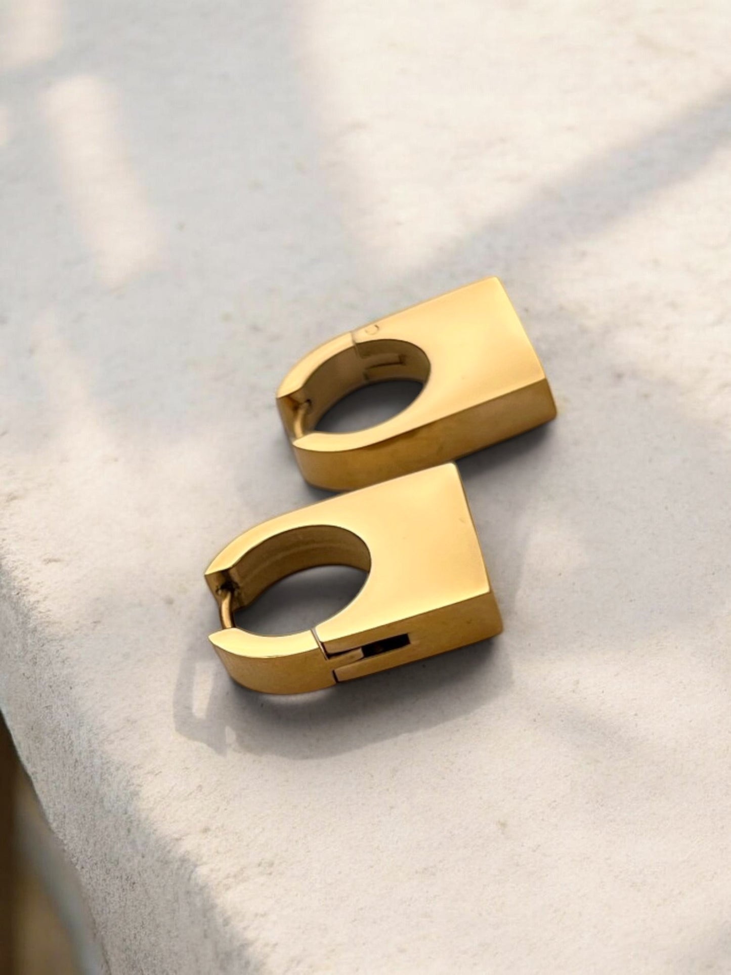 Leya lock earrings