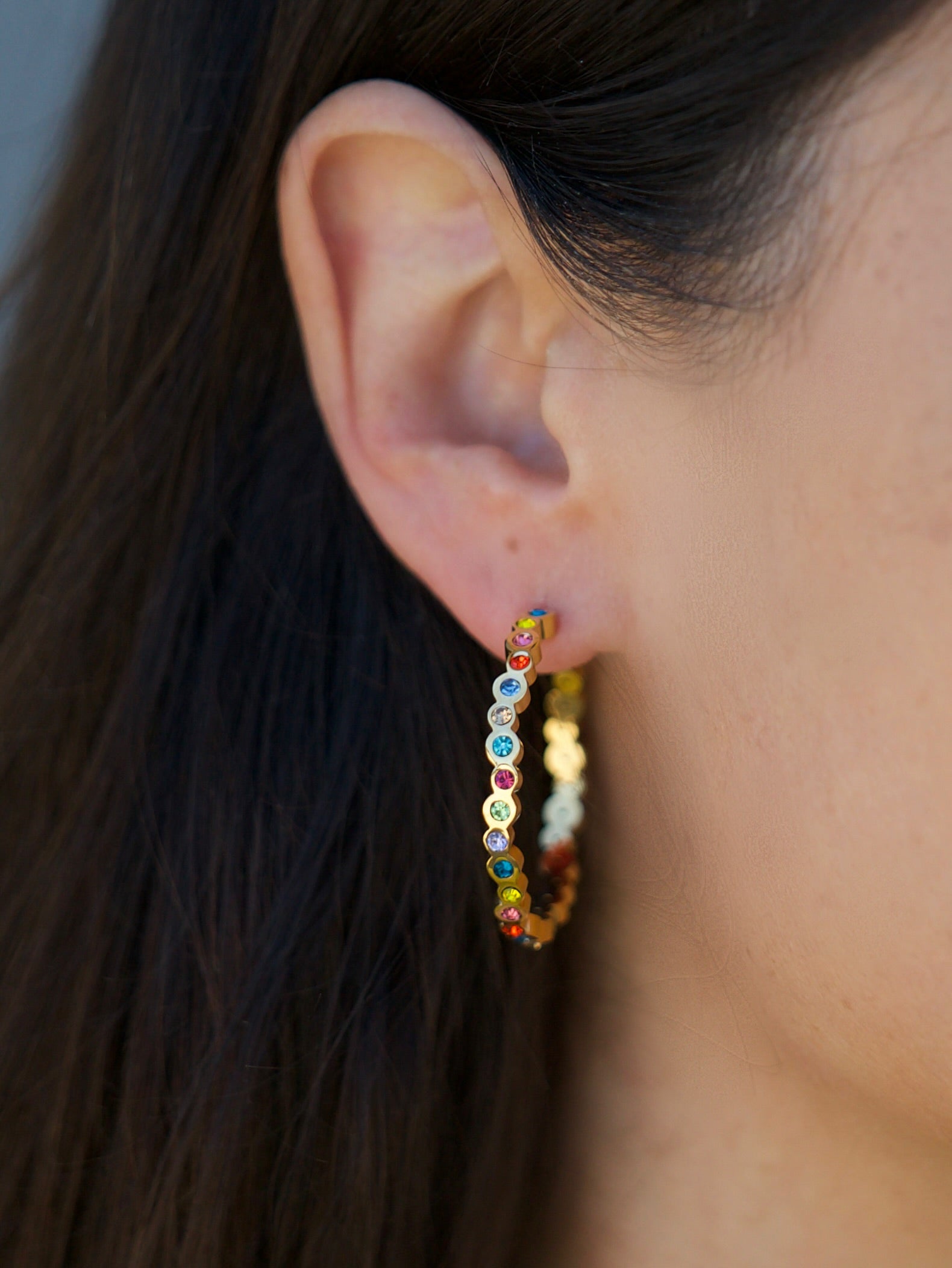 rainbow earrings