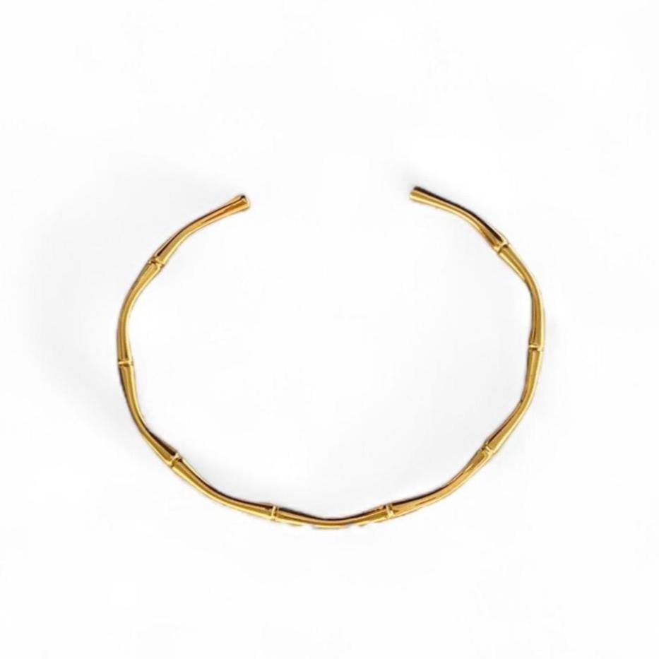 bamboo gold bracelet 
