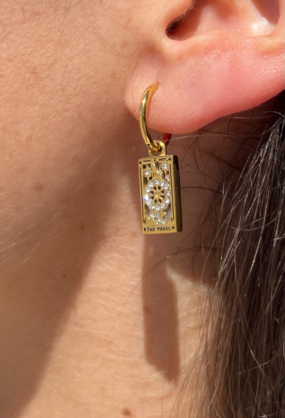 the wheel tarot earrings