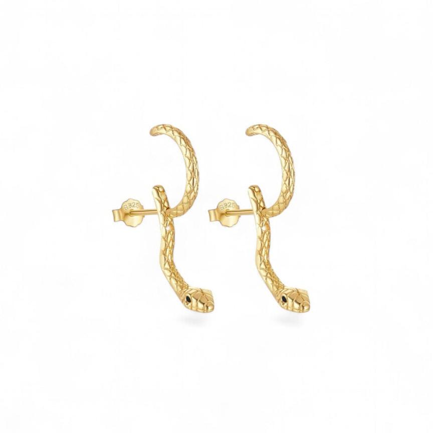 mini snake earrings