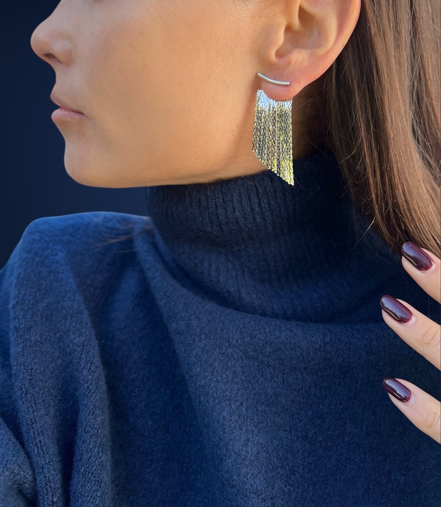 Farah Fringe earrings