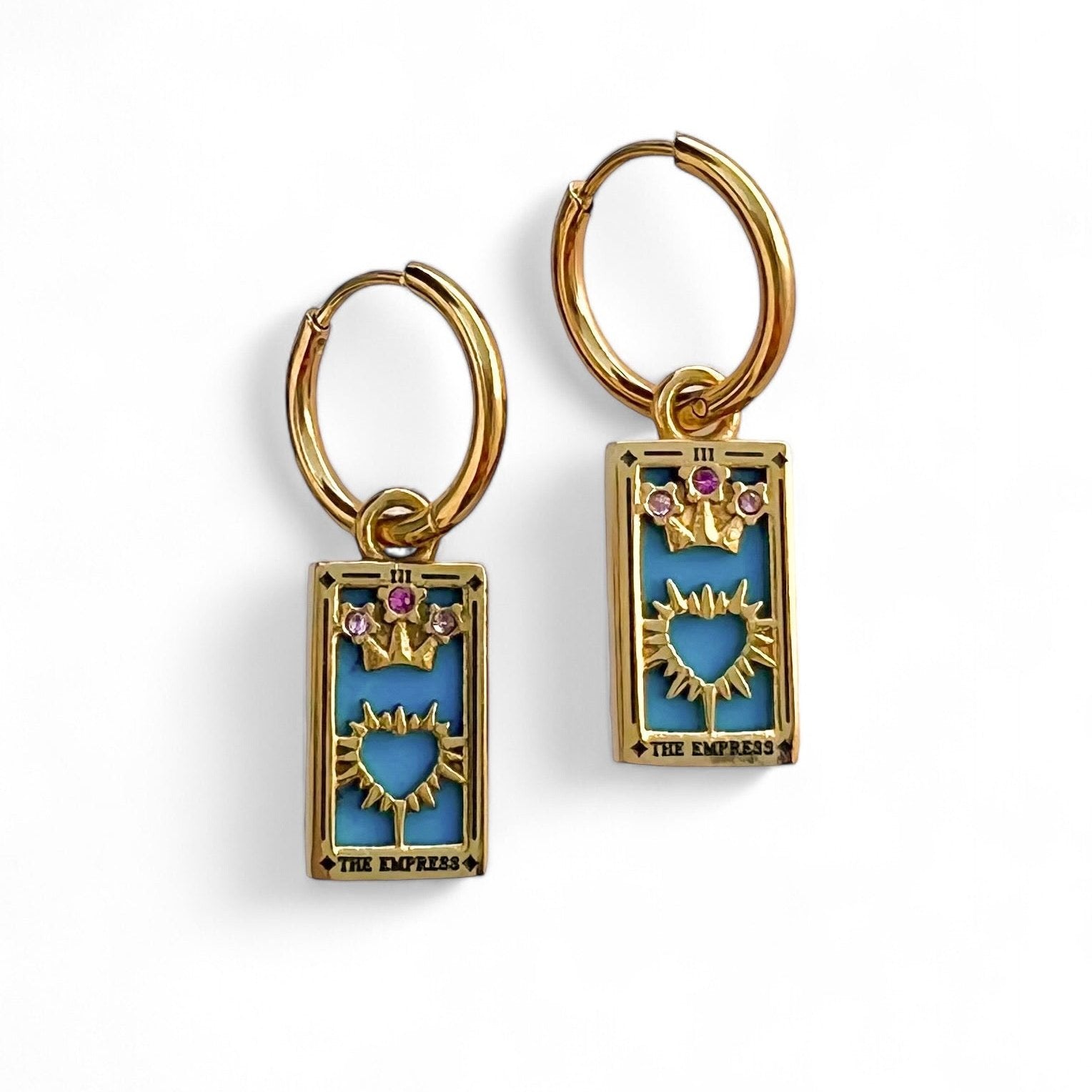 The empress tarot earrings