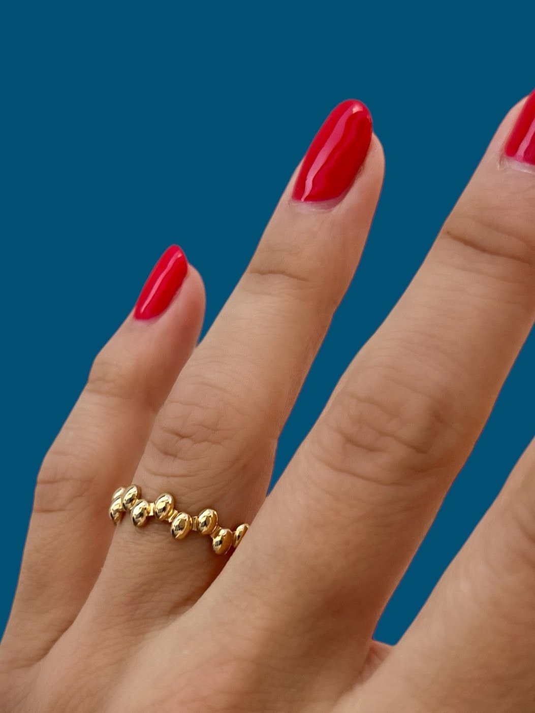 gold stacking ring