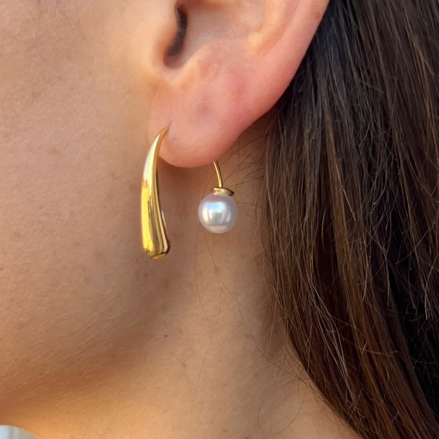 cool pearl earrings